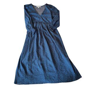 The Nines By Hatch Dress Boho Cottagecore Floral Midi Maternity Dress XS